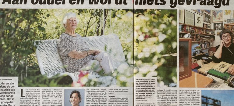 De Telegraaf: ‘Aan ouderen wordt niets gevraagd’