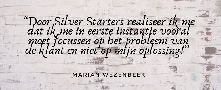 Silver Starters vanuit het perspectief van een deelnemer