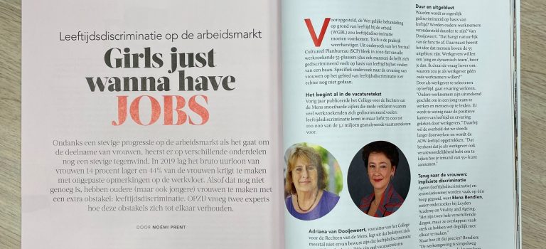 OPZIJ: positie (oudere) vrouwen op de arbeidsmarkt